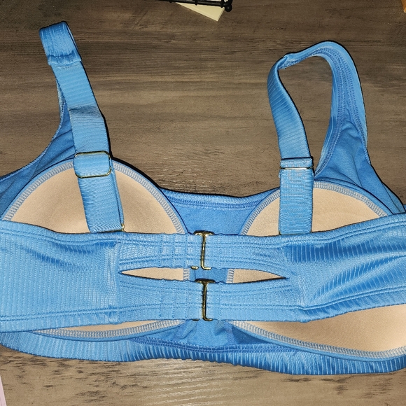 New Wild Fable 2X blue bathing suit top - Picture 2 of 3